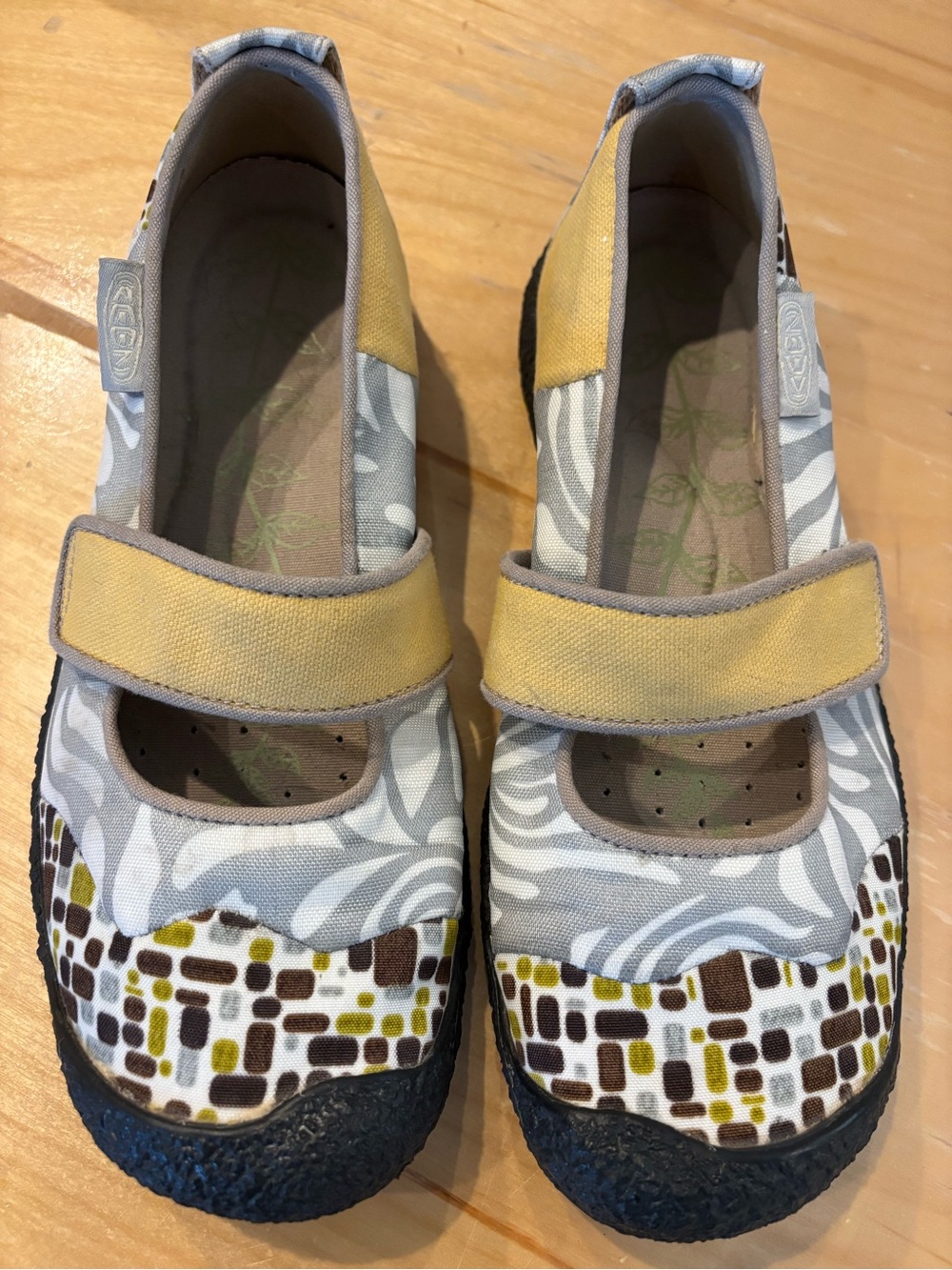 Keen Mustard, Gray & Brown Mary Jane Sandals/Sport Shoes